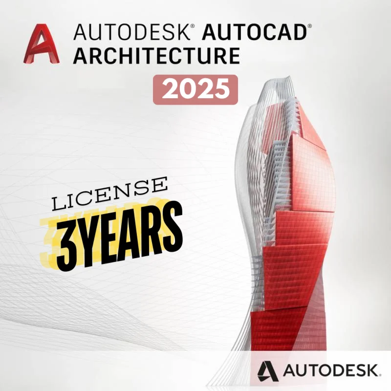  Лицензия Autodesk AutoCAD Architecture 2025 на 1 ПК