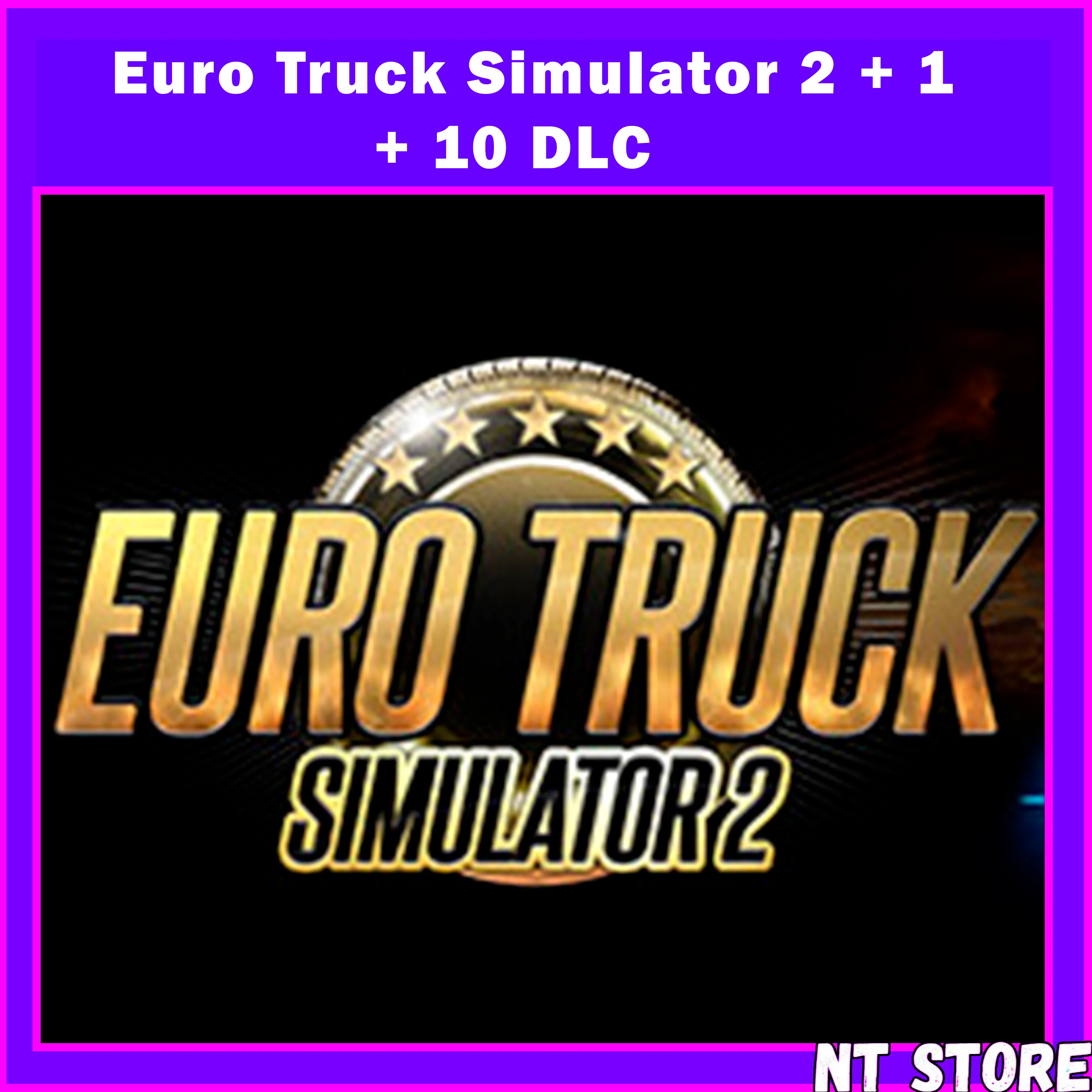 Euro Truck Simulator 2, 1 + 10 DLCS  STEAM Offline ️
