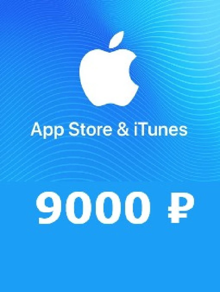 App Store iTunes gift card 9000 RUR for RUS iTune  ₽