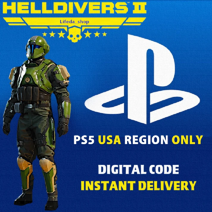 🔥 Helldivers 2✦PS5✦AMERICA✦TR-117 Alpha Commander + 🎁