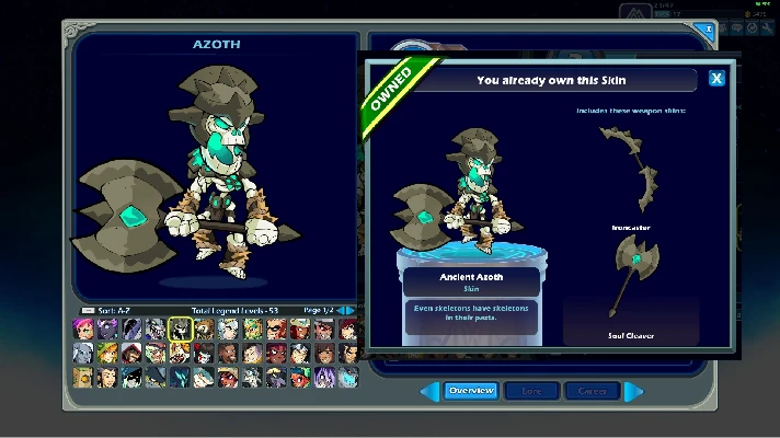 Brawlhalla – Ancient Azot Skin | Key