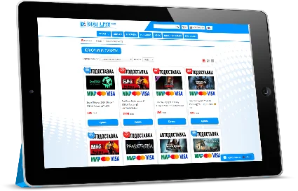 DIGI LITE Blue CSS-Тема для каталога Digiseller