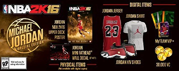 NBA 2K16 Michael Jordan Special Edition🔑RU/UKRAINE/CIS