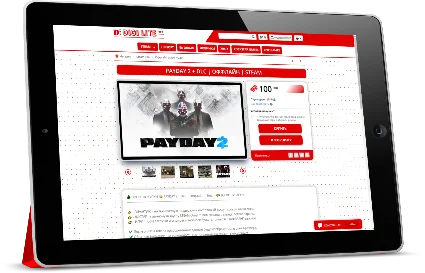 DIGI LITE Red CSS-Тема для каталога Digiseller