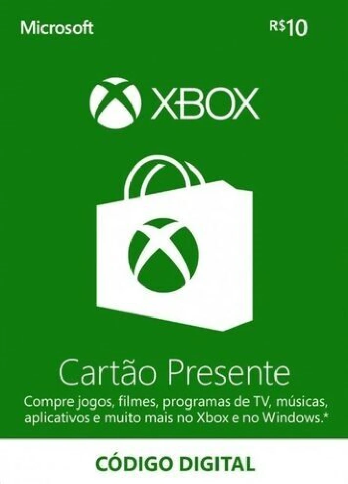 Xbox Live Gift Card 10 BRL 💳🎮