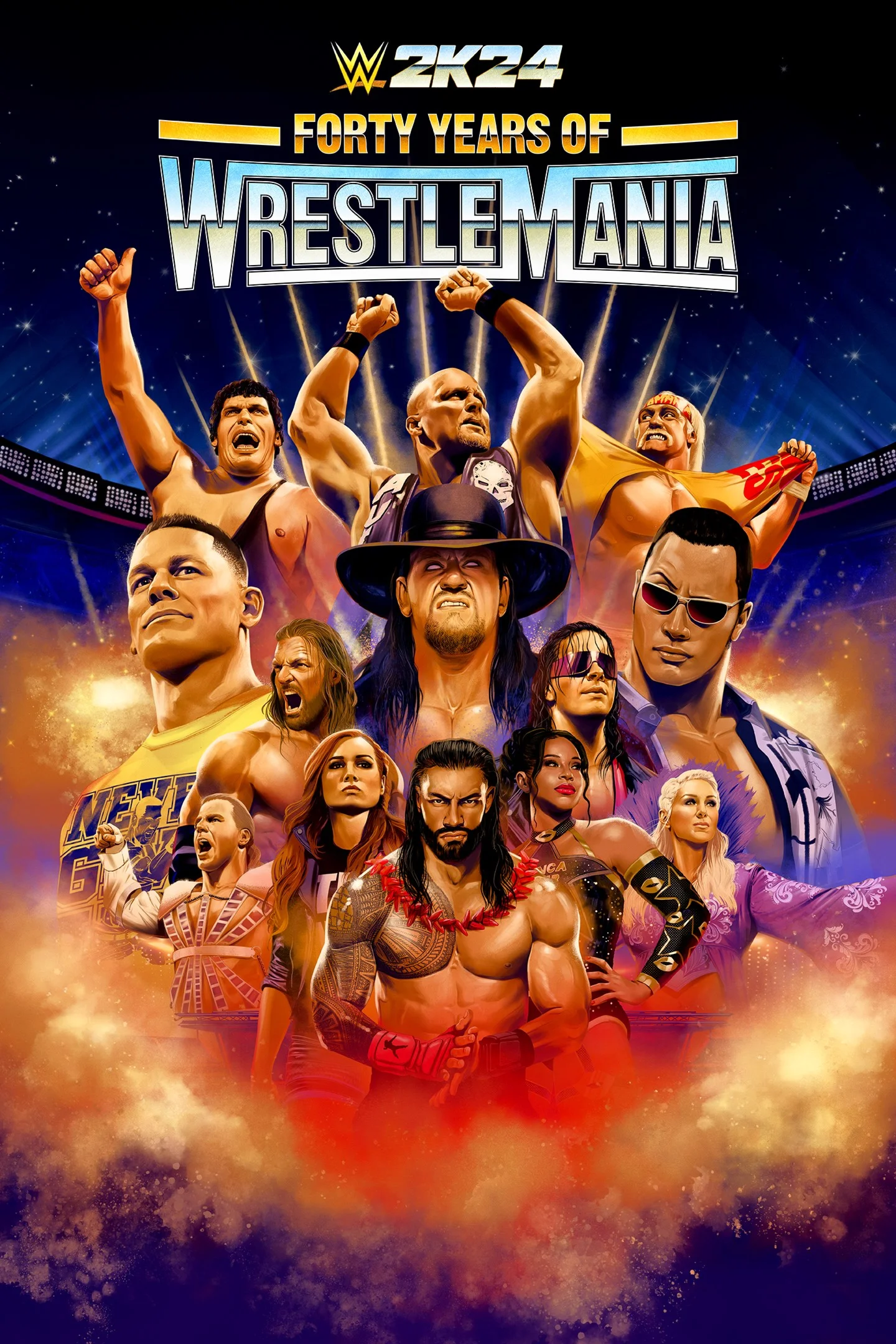 WWE 2K24 Forty Years of WrestleMania Edition XBOX �