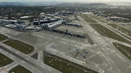 X-Plane 12 Add-on: Aerosoft - Airport Zurich V2.0 АВТОДОСТАВКА STEAM РОССИЯ