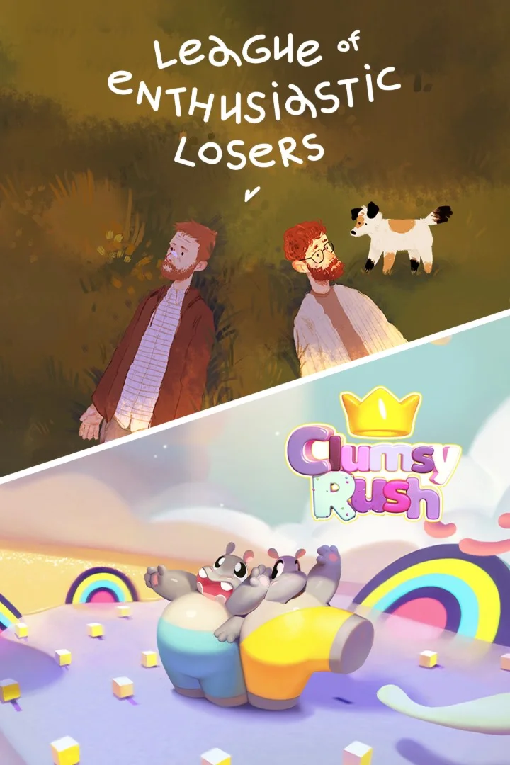 League of Enthusiastic Losers + Clumsy Rush XBOX 