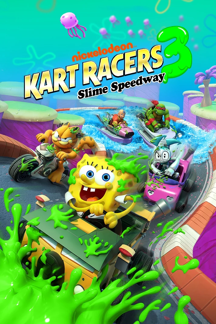 🎮Nickelodeon Kart Racers 3: Slime Speedway 💚XBOX 🚀Fa