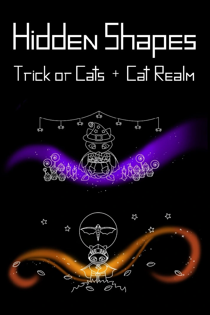 🎮Hidden Shapes: Cat Realm + Trick or Cats 💚XBOX 🚀Fas