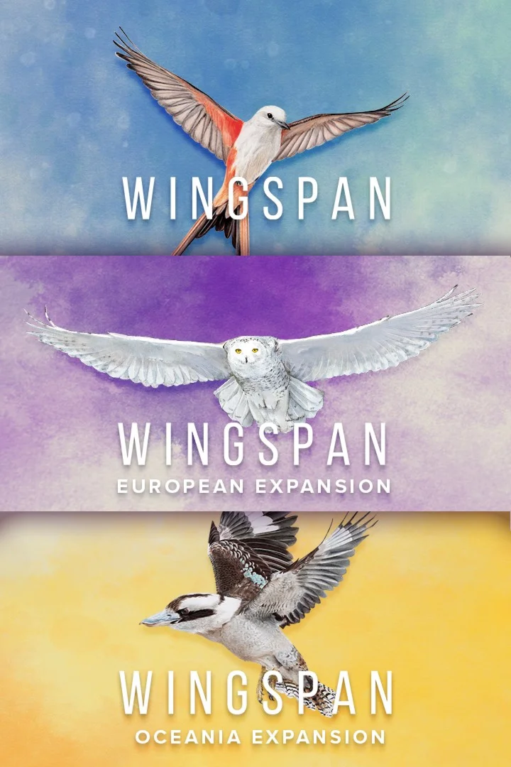 Wingspan + European Expansion + Oceania Expansion X