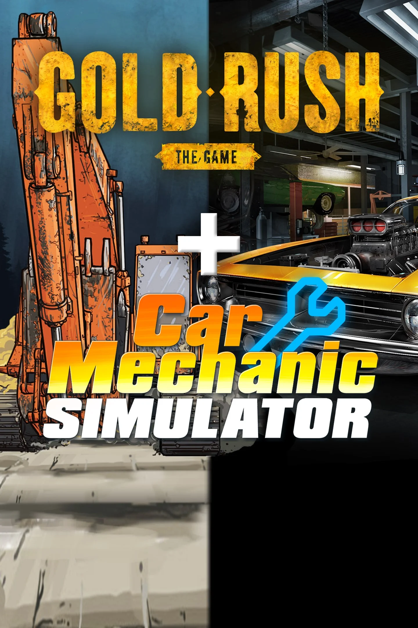 Simulator Pack: Car Mechanic Simulator and Gold Rush:
