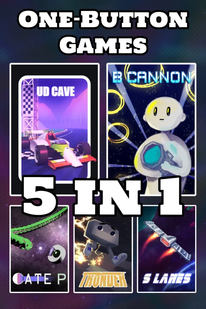 One Button Games 5-in-1 XBOX Быстрая доставка