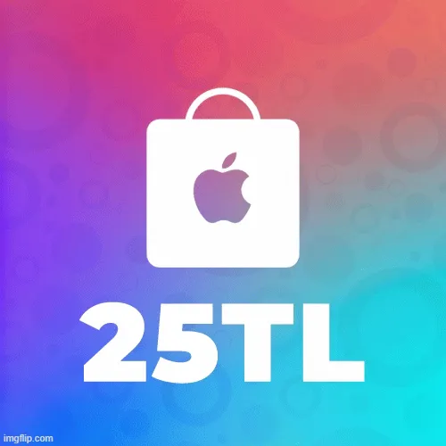 🍎App Store 25 TRY🍎Gift card Code Лир Код TURKEY гифт