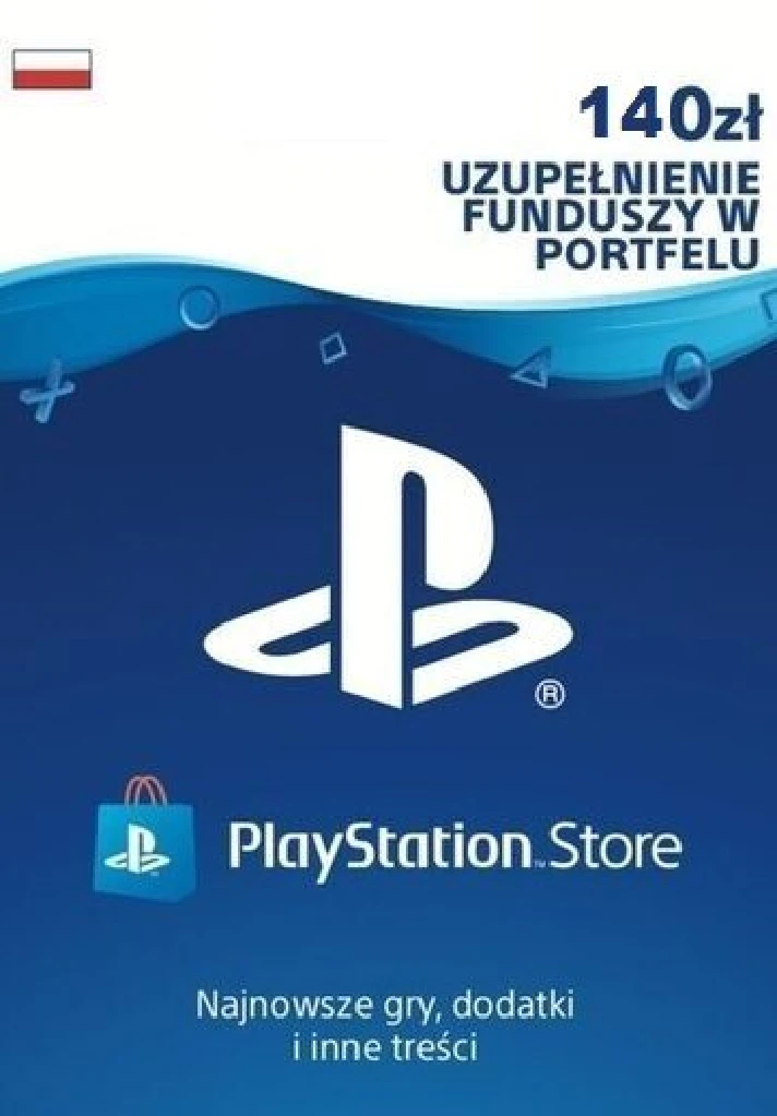 PlayStation Network Card 140 PLN (PL) PSN Key POLAND