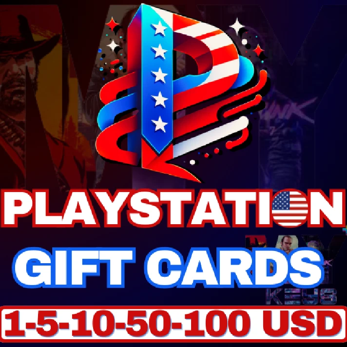 🔹PLAYSTATION (PSN) GIFT CARD⭕1/10/25/50/100 USA CODE