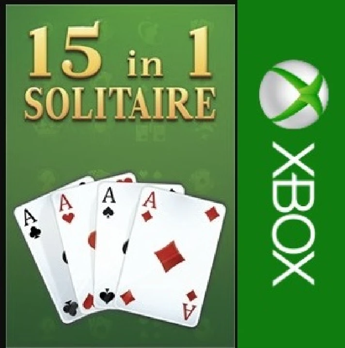 ☑️⭐15in1 Solitaire XBOX Solitaire 15in1⭐buy it u⭐☑️.