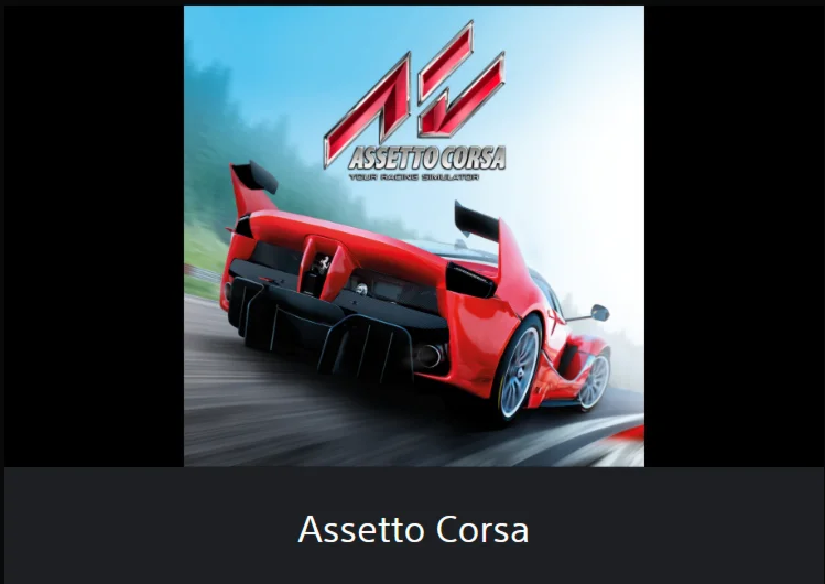 Assetto Corsa  PS4 / PS5TR