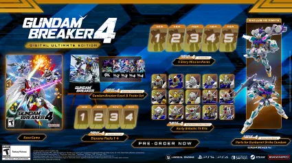 GUNDAM BREAKER 4 Ultimate Edition STEAM GIFT Россия\МИР