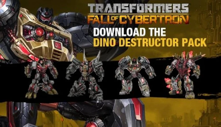 Transformers:Fall of Cybertron Dinobot Destructor🔑Pack