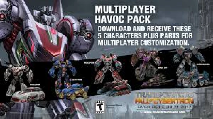 Transformers: Fall of Cybertron Multiplayer Havoc🔑Pack