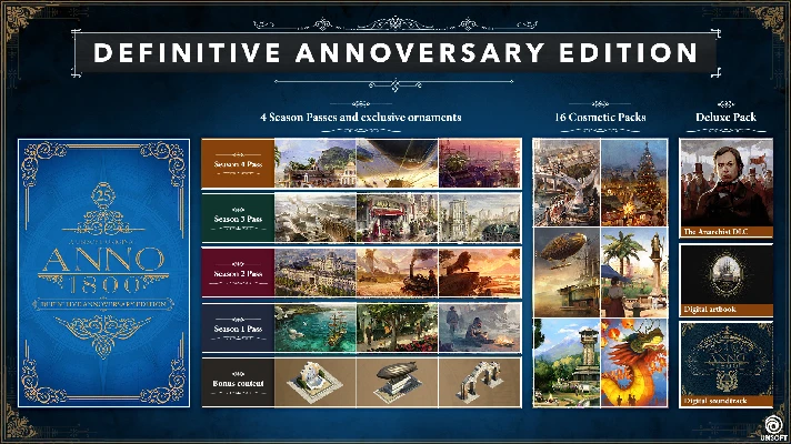 🔥Anno 1800 Definitive Annoversary Edition UBISOFT🔑KEY