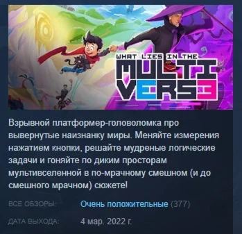 What Lies in the Multiverse STEAM KEY РФ+СНГ ЛИЦЕНЗИЯ