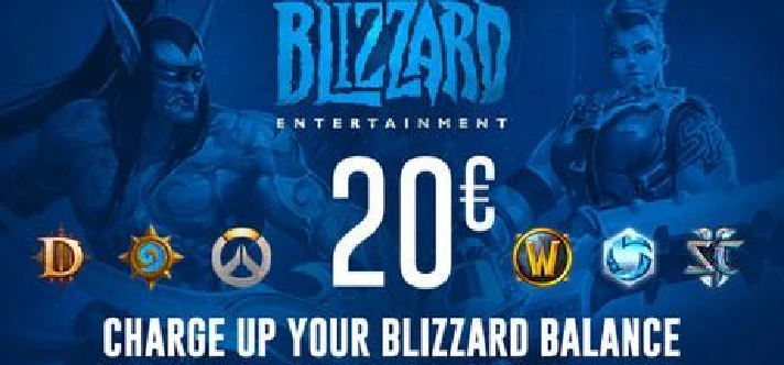 🔑20€ Gift Card Blizzard Blizzard