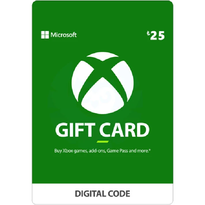 🎮🔴Xbox Gift Card Turkey 25 TRY 🔑Key🔥