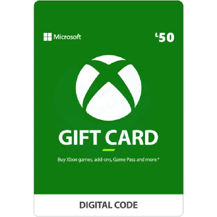 🎮🔴Xbox Gift Card Turkey 50 TRY 🔑Key🔥