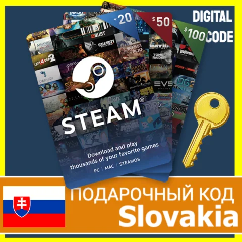 ⭐️СТИМ КАРТЫ⭐???????? Slovakia STEAM GIFT КОД Словакия EURO