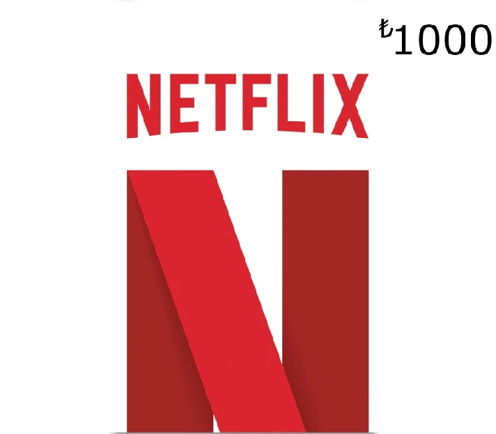 Netflix Gift Card 1000 TRY 🎈  Official Key 🎇 Turkey