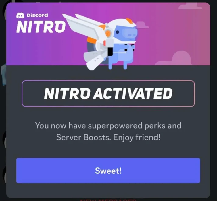 Discord NITRO Activation Card for 1/3 Month Promo🚀1$