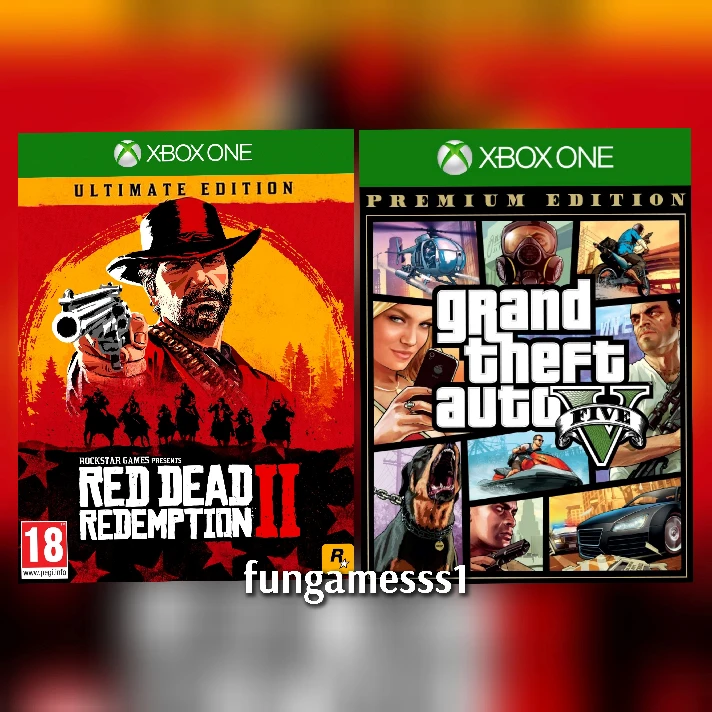 ❤️‍🔥GTA 5 Premium ➕ RDR 2 Ultimate  XBOX ACCOUNT