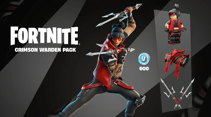 ✅FORTNITE: Crimson Warden Pack +600 Vb XBOX/PC/PS KEY🔑