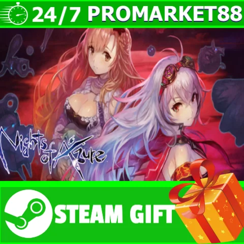 ⭐️ВСЕ СТРАНЫ+РОССИЯ⭐️ Nights of Azure Steam Gift