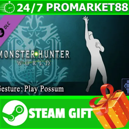 ⭐ ️ Monster Hunter: World - Gesture: Play Possum STEAM