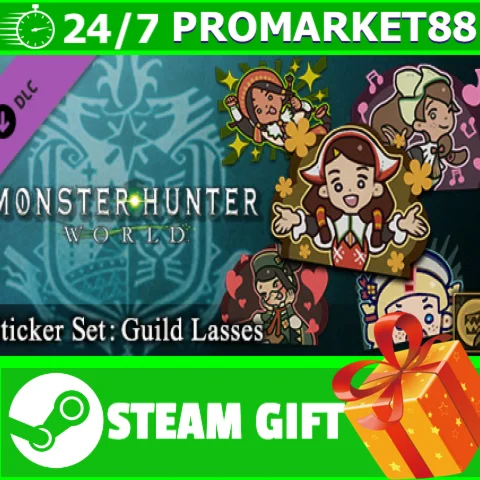 ⭐️ Monster Hunter: World - Sticker Set: Guild Lasses