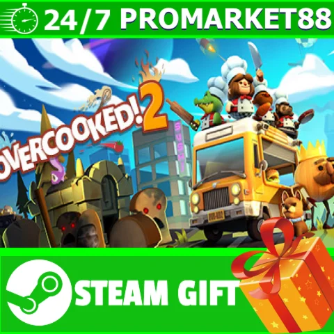 ⭐️ВСЕ СТРАНЫ+РОССИЯ⭐️ Overcooked! 2 Steam Gift