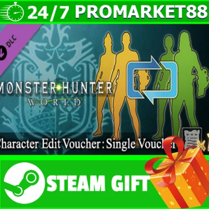 ⭐ ️ Monster Hunter World Character Edit Voucher Single V