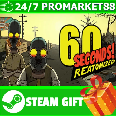 ⭐️ВСЕ СТРАНЫ+РОССИЯ⭐️ 60 Seconds! Reatomized Steam Gift