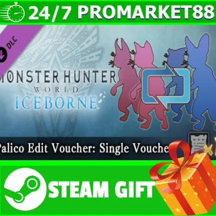 ⭐ ️ Monster Hunter World Palico Edit Voucher Single Vouc