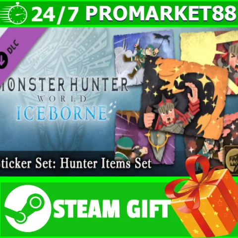 ⭐️ Monster Hunter World Sticker Set Hunter Items Set