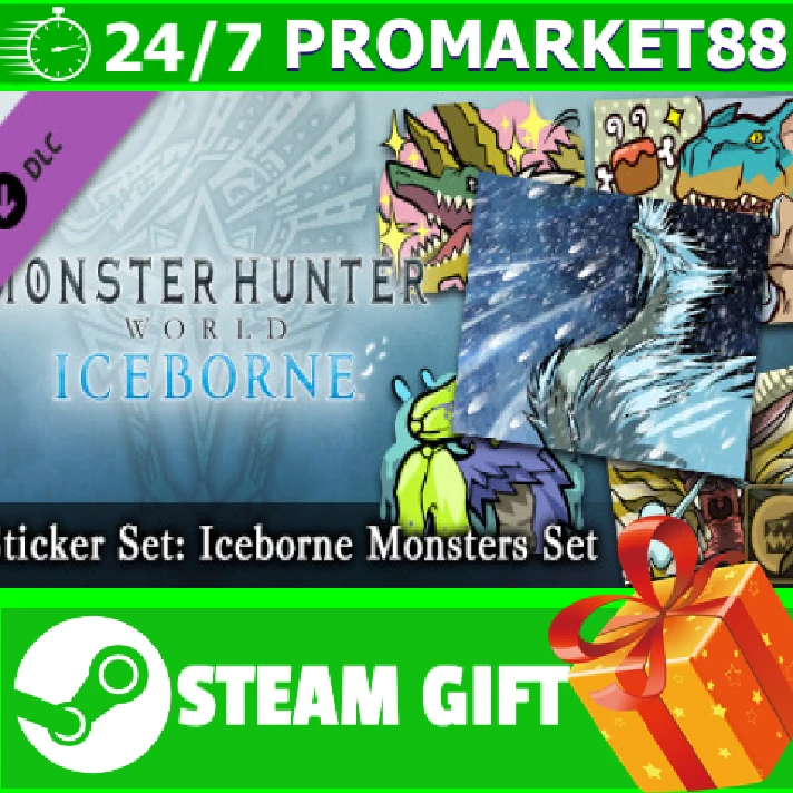 ⭐️ Monster Hunter World Iceborne MHWI Sticker Set Icebo