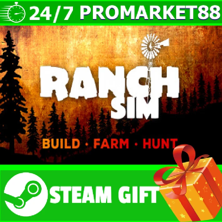 ⭐️GIFT STEAM⭐️ Ranch Simulator Build Farm Hunt