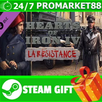 ⭐ ️ Expansion - Hearts of Iron IV: La Résistance STEAM