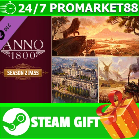 ⭐️ВСЕ СТРАНЫ+РОССИЯ⭐️ Anno 1800 - Season 2 Pass STEAM