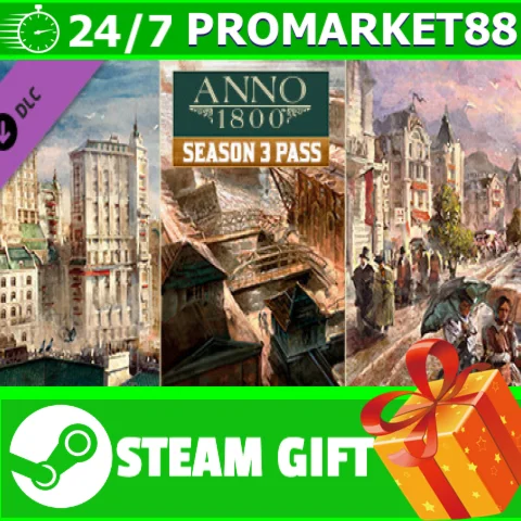 ⭐️ВСЕ СТРАНЫ+РОССИЯ⭐️ Anno 1800 - Season 3 Pass STEAM