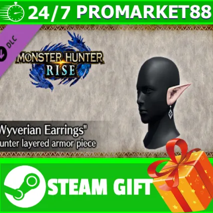 ⭐ ️ MONSTER HUNTER RISE "Wyverian Earrings" Hunter layer