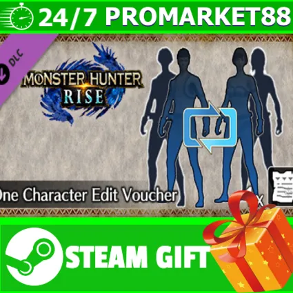 ⭐ ️ MONSTER HUNTER RISE - One Character Edit Voucher